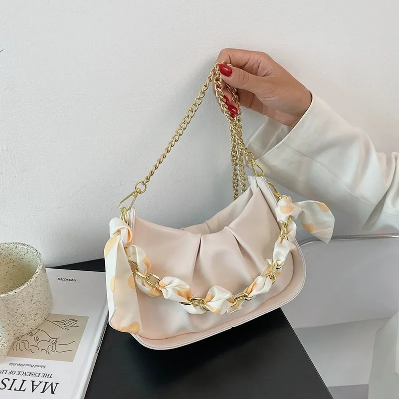 High-End Texture Versatile Crossbody Cloud Armpit Bag