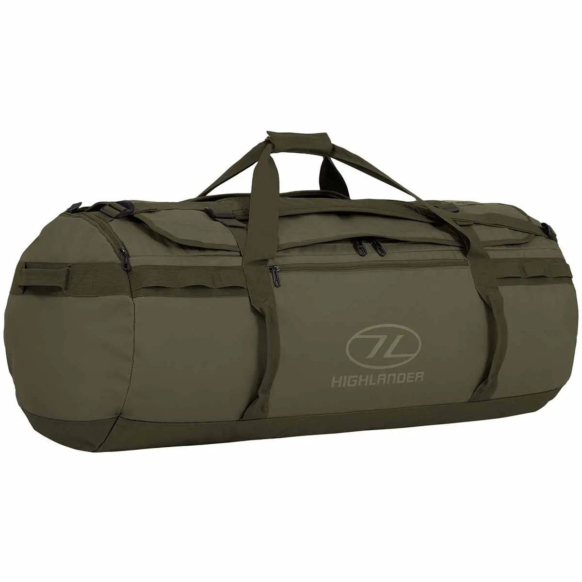 Highlander Storm Tarpaulin Duffle Bag 120L Olive Green