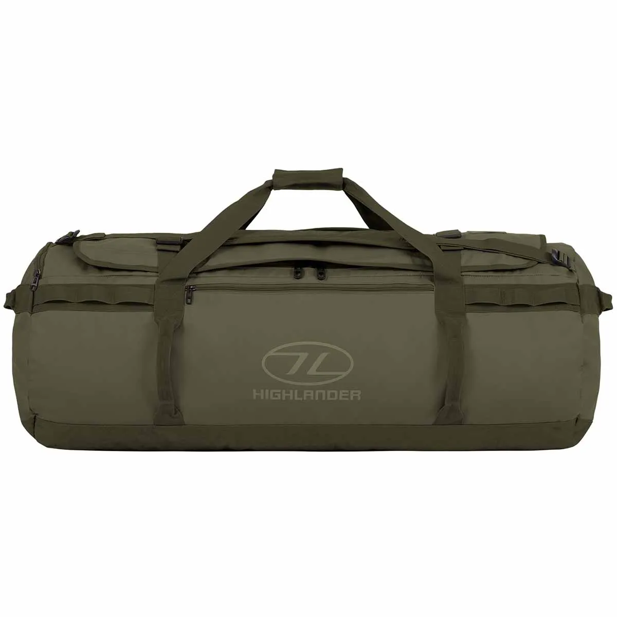 Highlander Storm Tarpaulin Duffle Bag 120L Olive Green