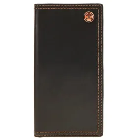 HOOey Smooth Double Stitch Edge (Black) - Men's Rodeo Wallet