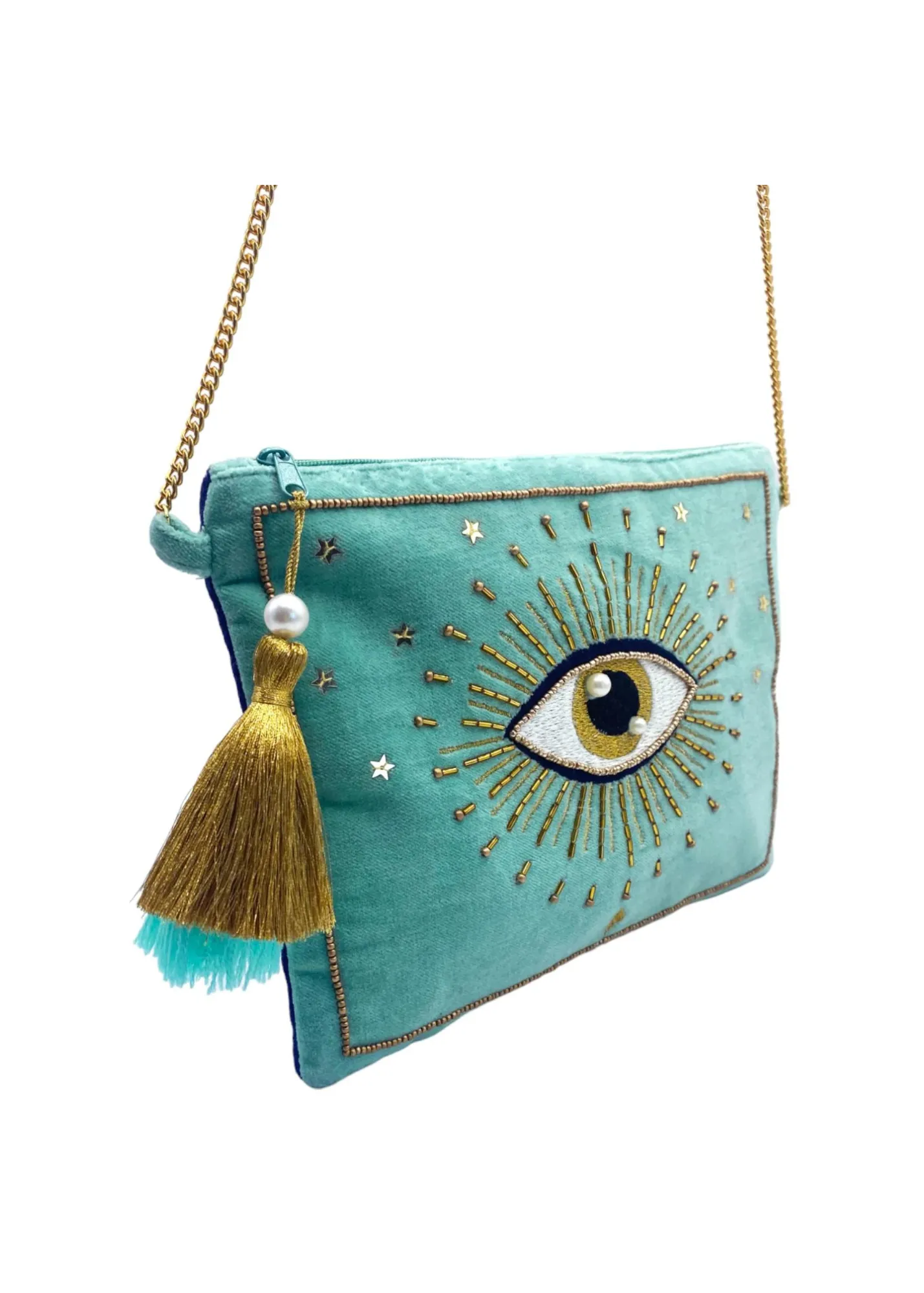 House of Disaster - Glimmer Evil Eye Cross Body Bag