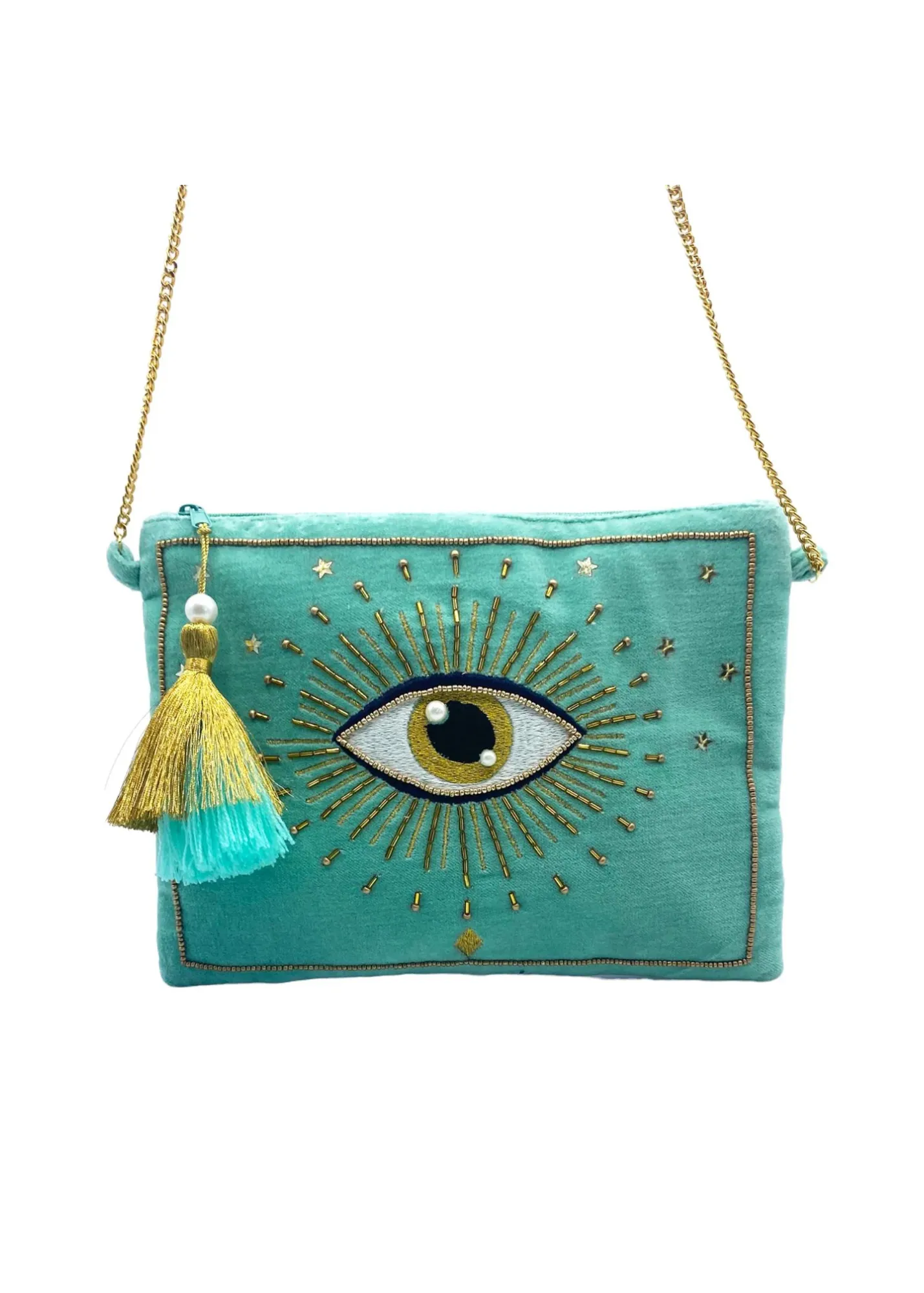 House of Disaster - Glimmer Evil Eye Cross Body Bag