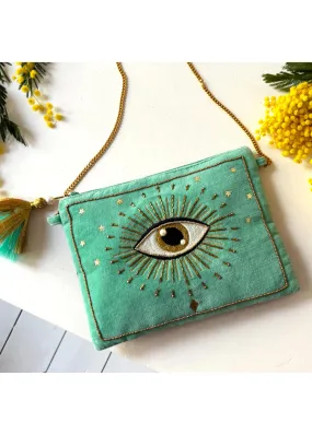 House of Disaster - Glimmer Evil Eye Cross Body Bag