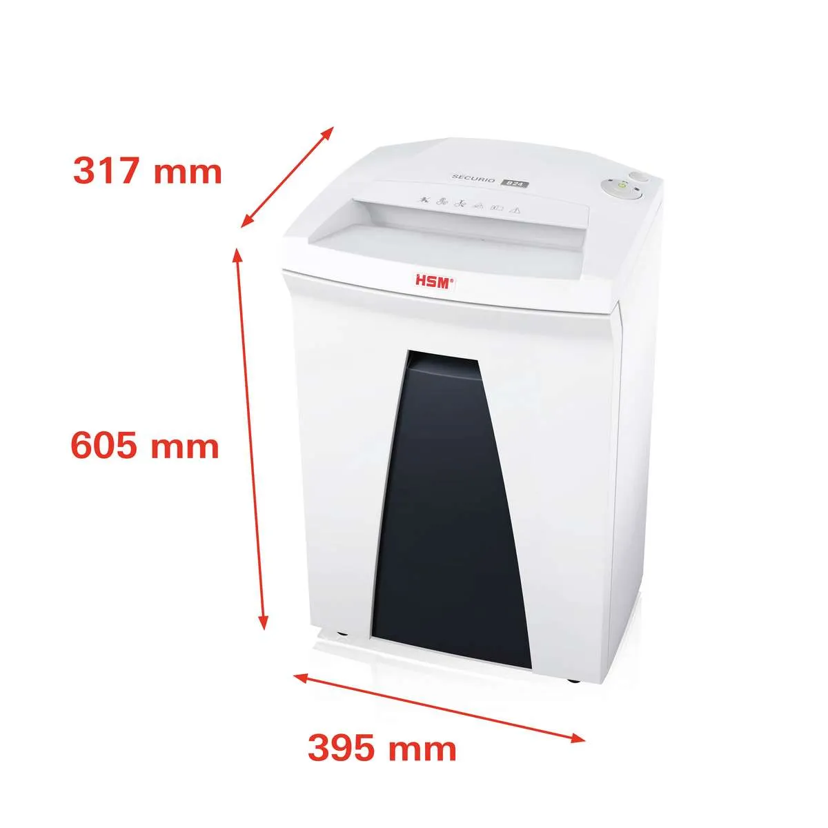 HSM SECURIO B24 4.5 x 30 mm Document Shredder