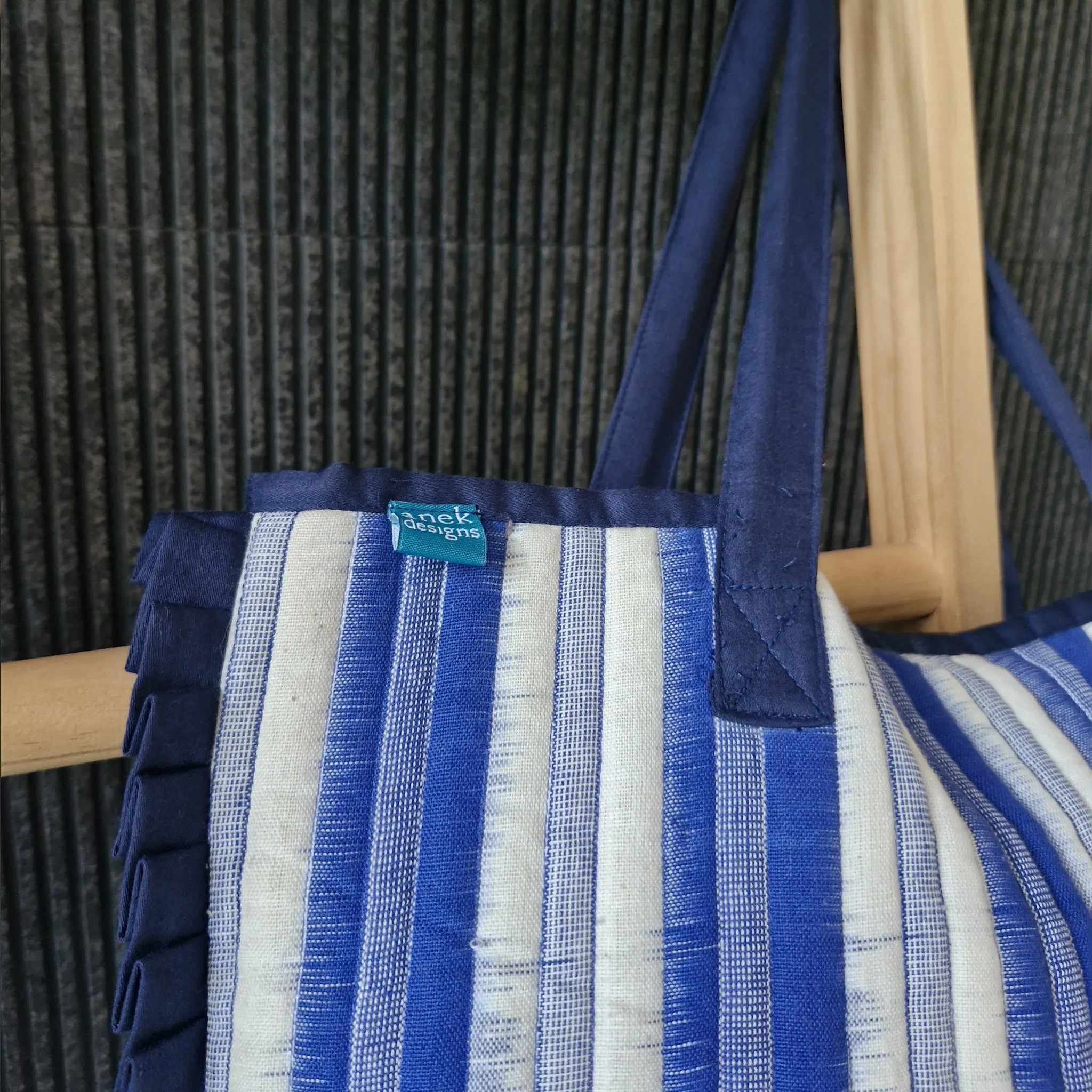 Ikat Tote Blue