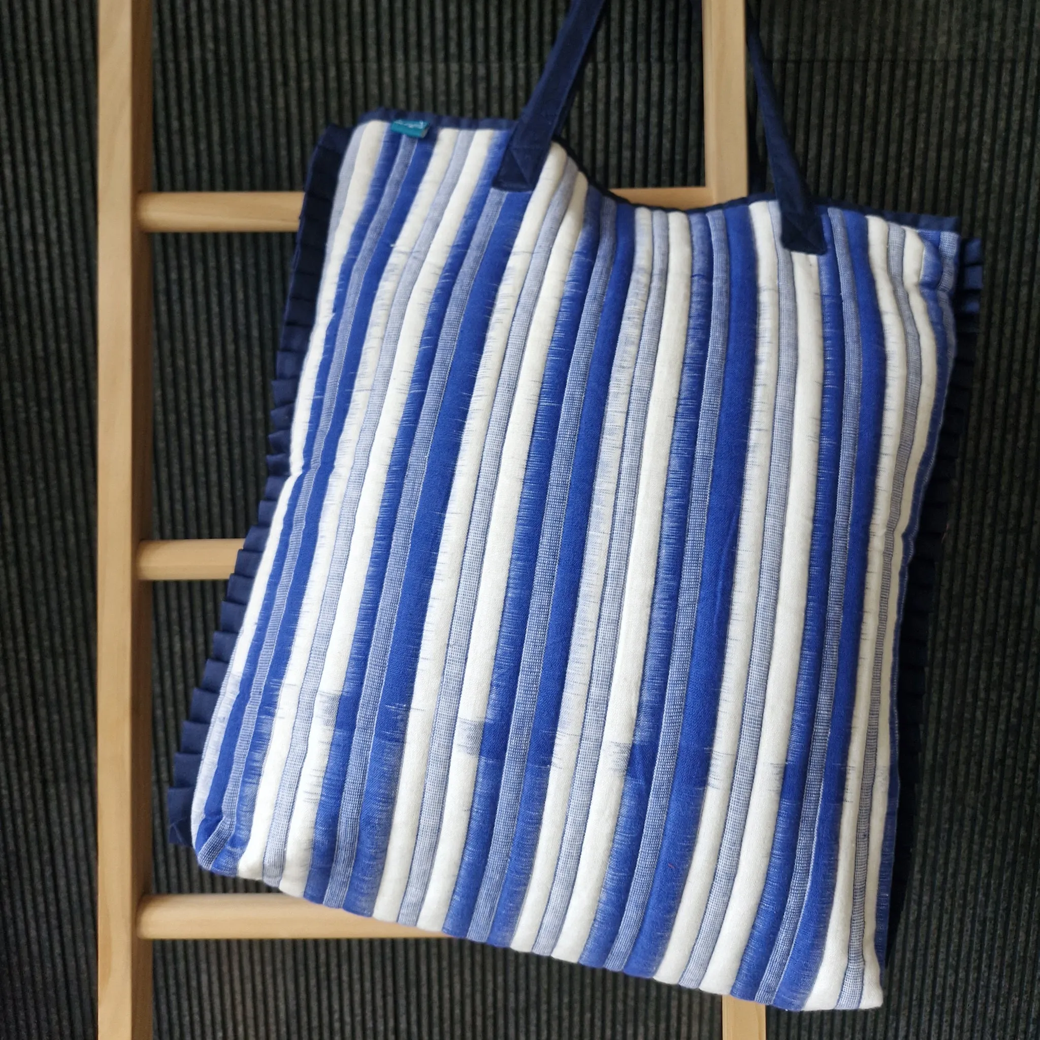 Ikat Tote Blue