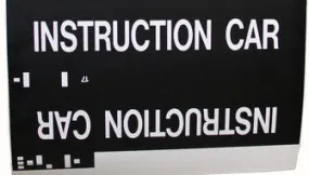 Instruction Car Rollsign Curtain (Type 7 Side Destination)