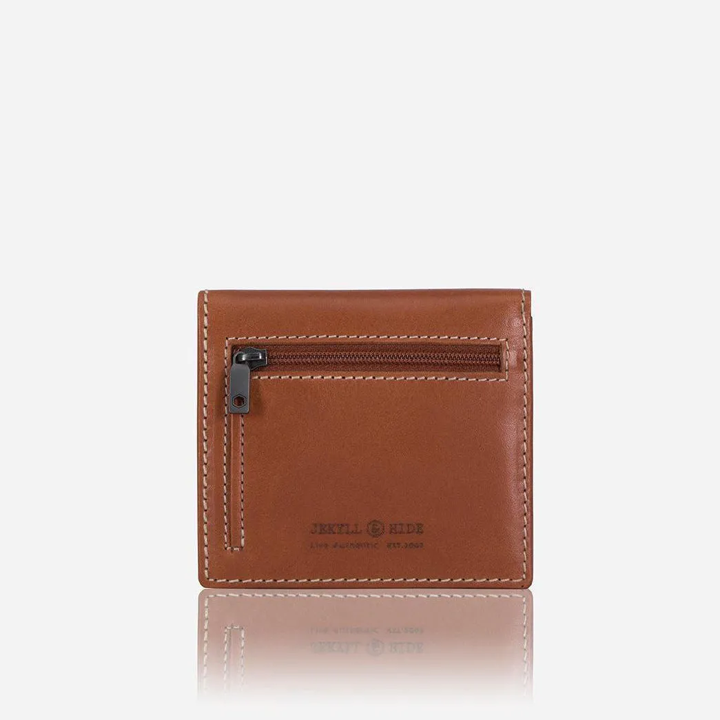 Jekyll & Hide Roma Slim Bifold Wallet Leather, Tan