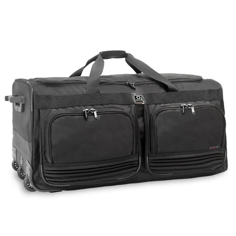 Jworld Brighton Rolling Duffel 33" // Black