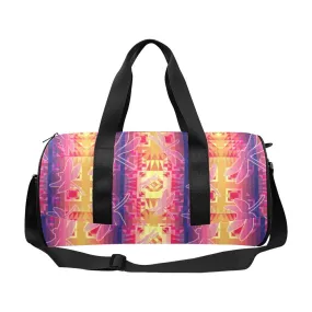 Kaleidoscope Dragonfly Duffle Bag