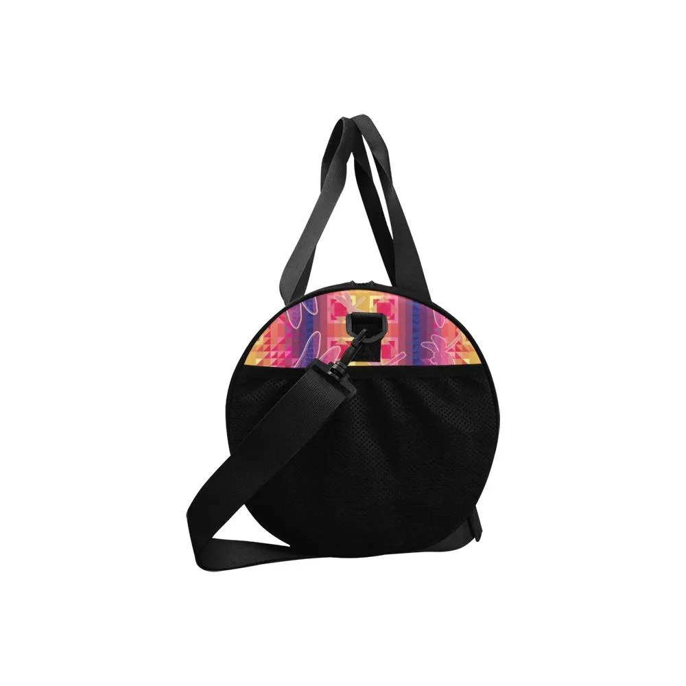 Kaleidoscope Dragonfly Duffle Bag