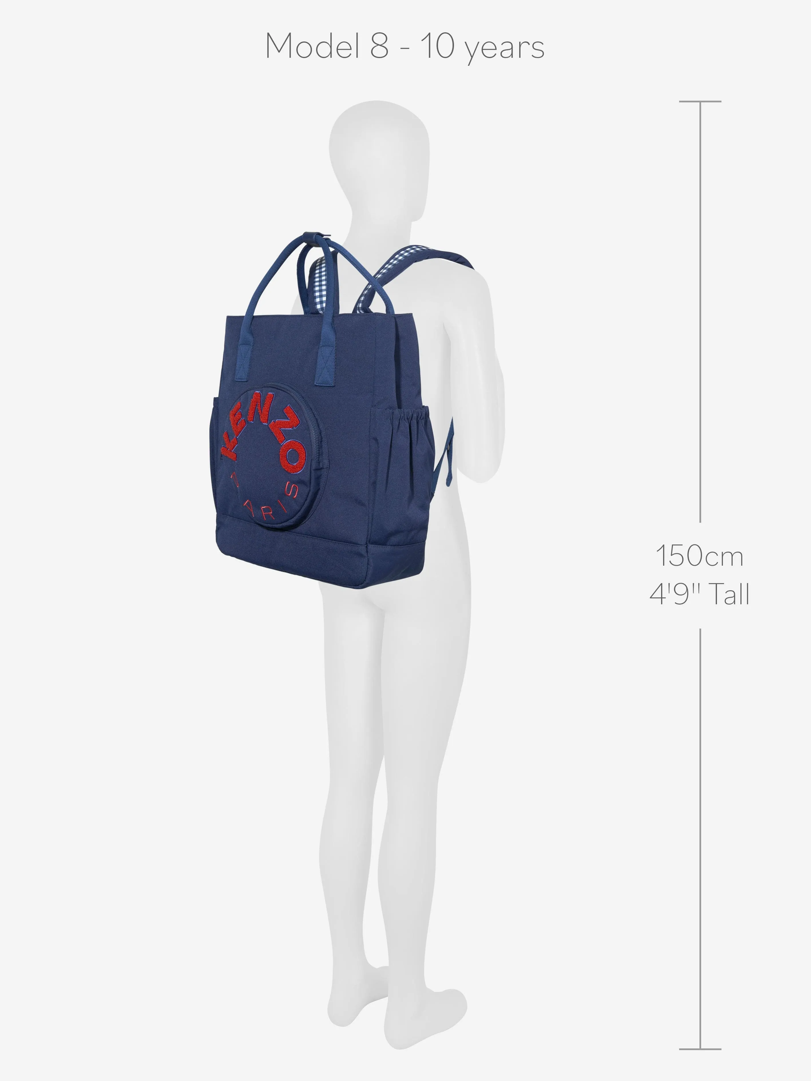 KENZO Baby Logo Changing Bag in Navy