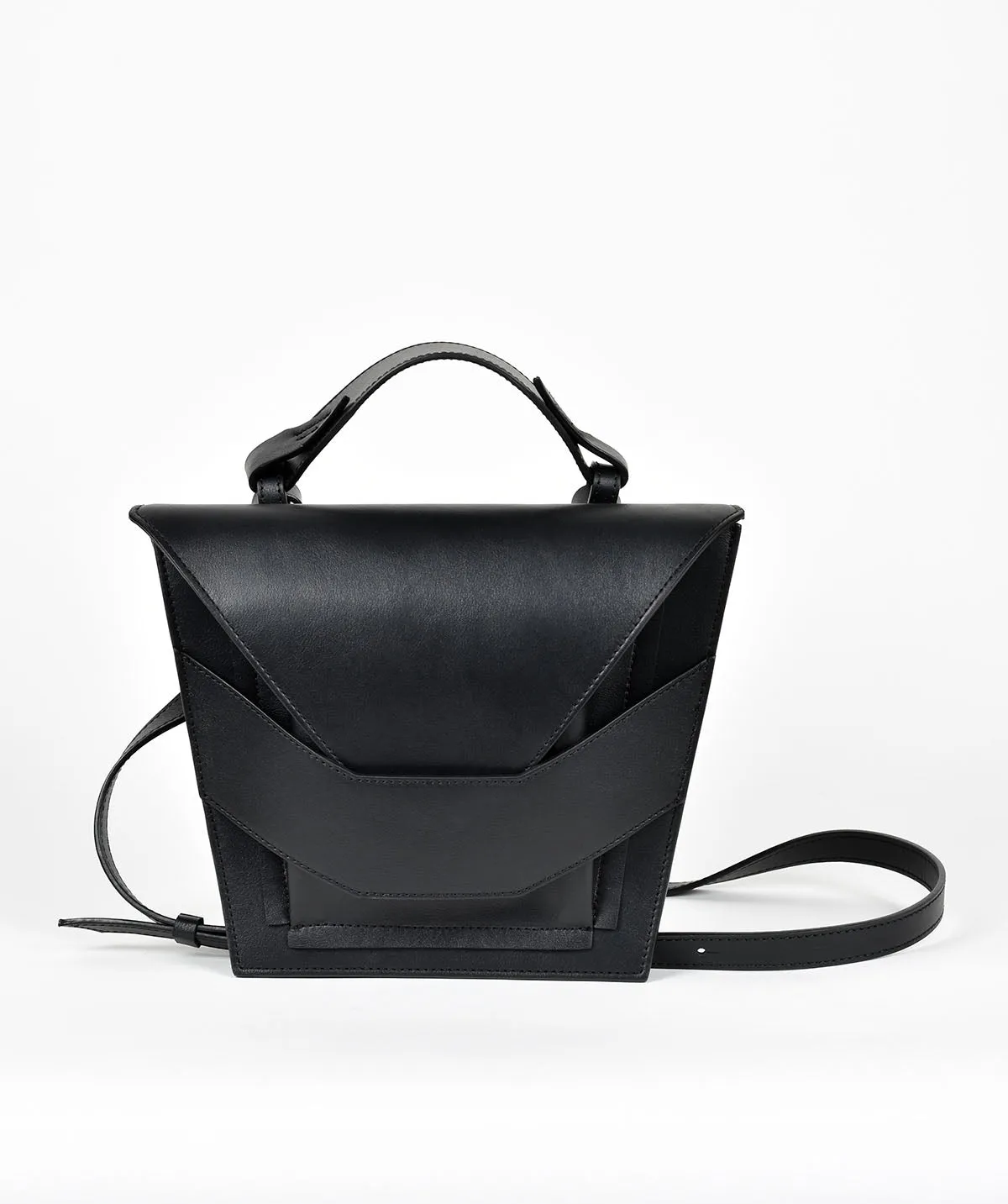 Layered Bag - Smooth Black