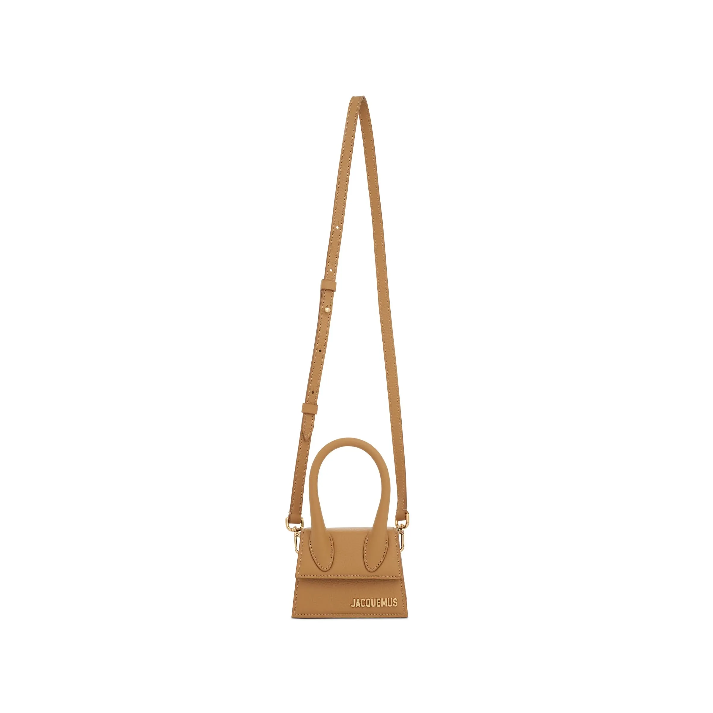 Le Chiquito Mini Grained Leather Bag in Camel