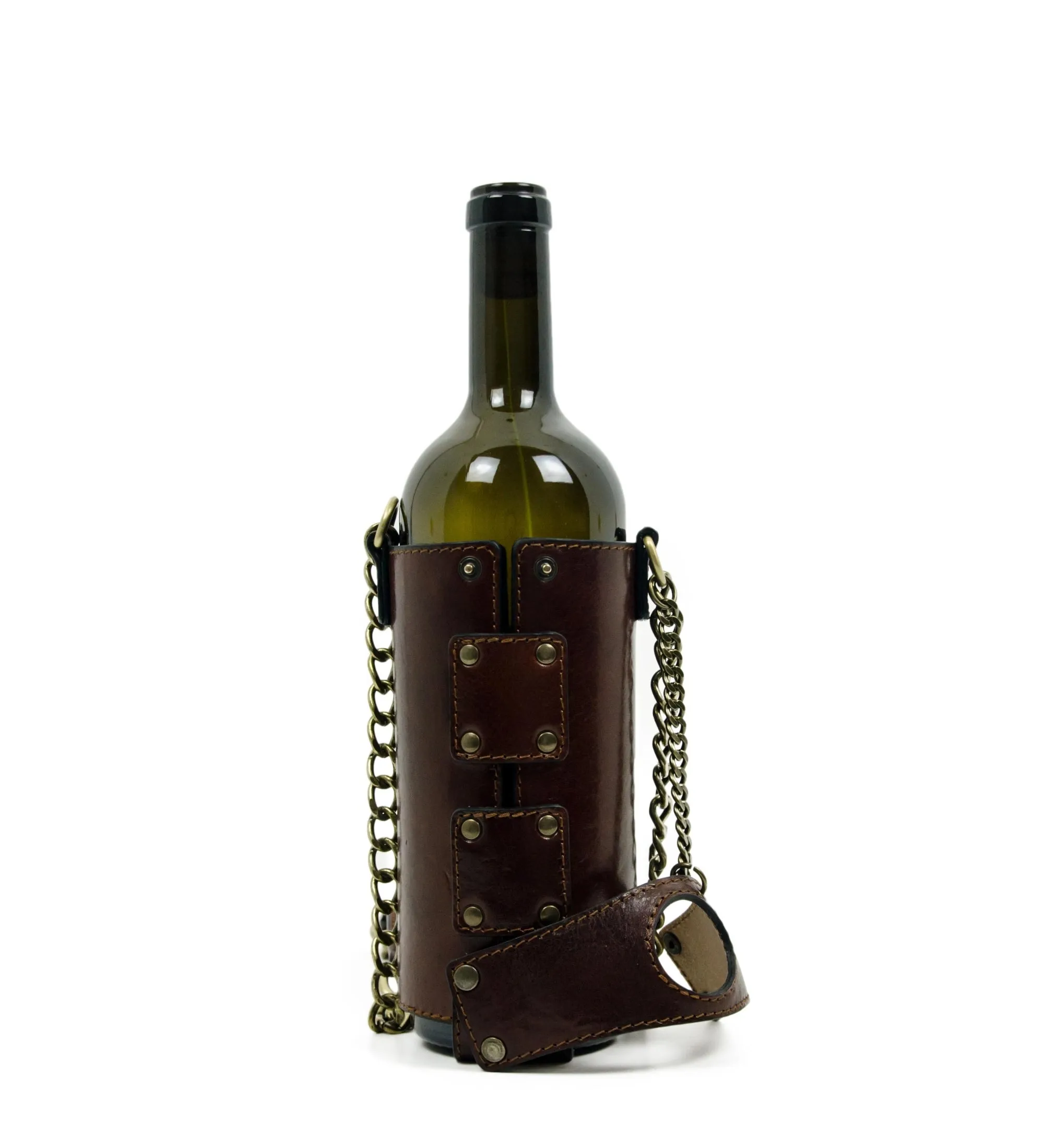 Leather Wine Tote - Saving Grapes