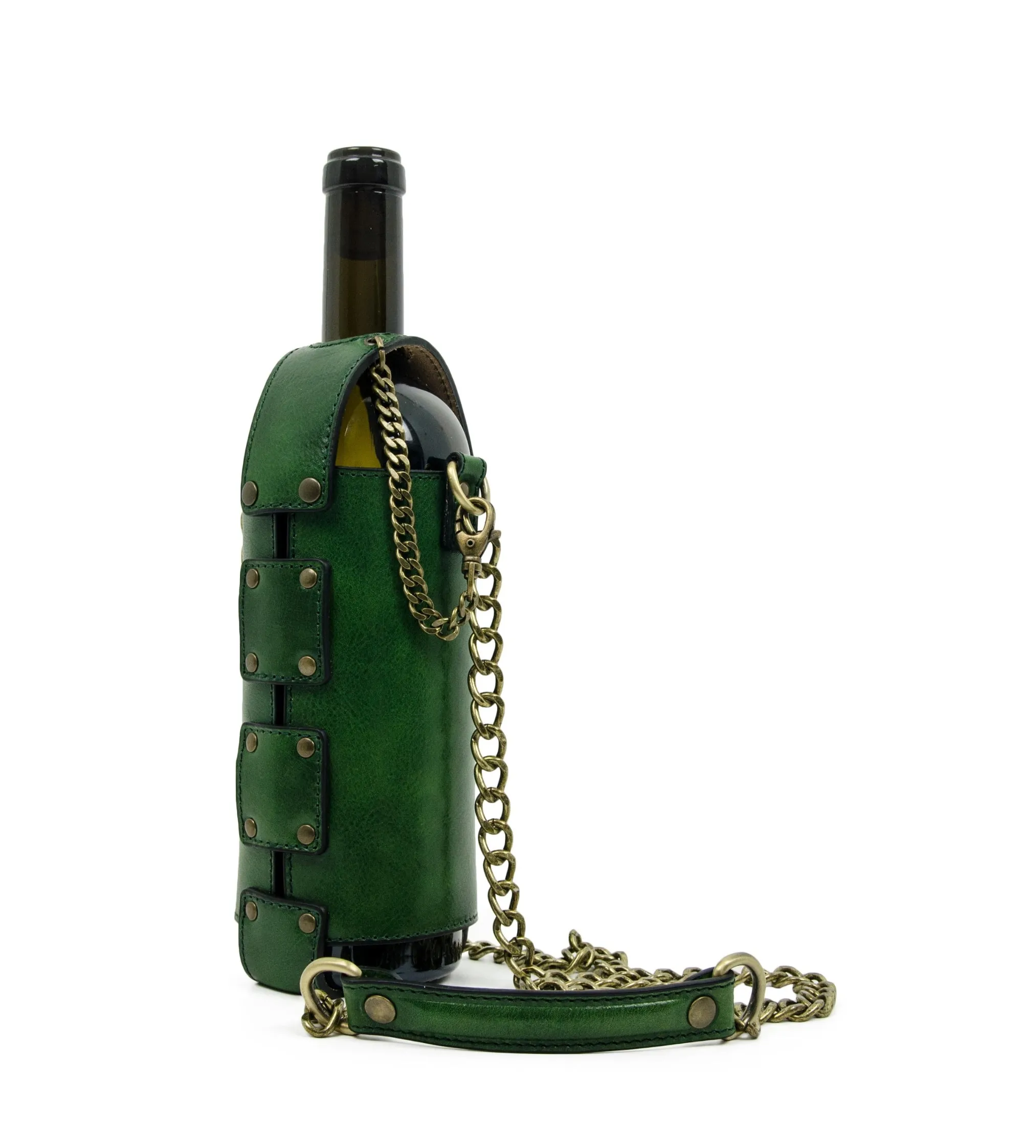 Leather Wine Tote - Saving Grapes