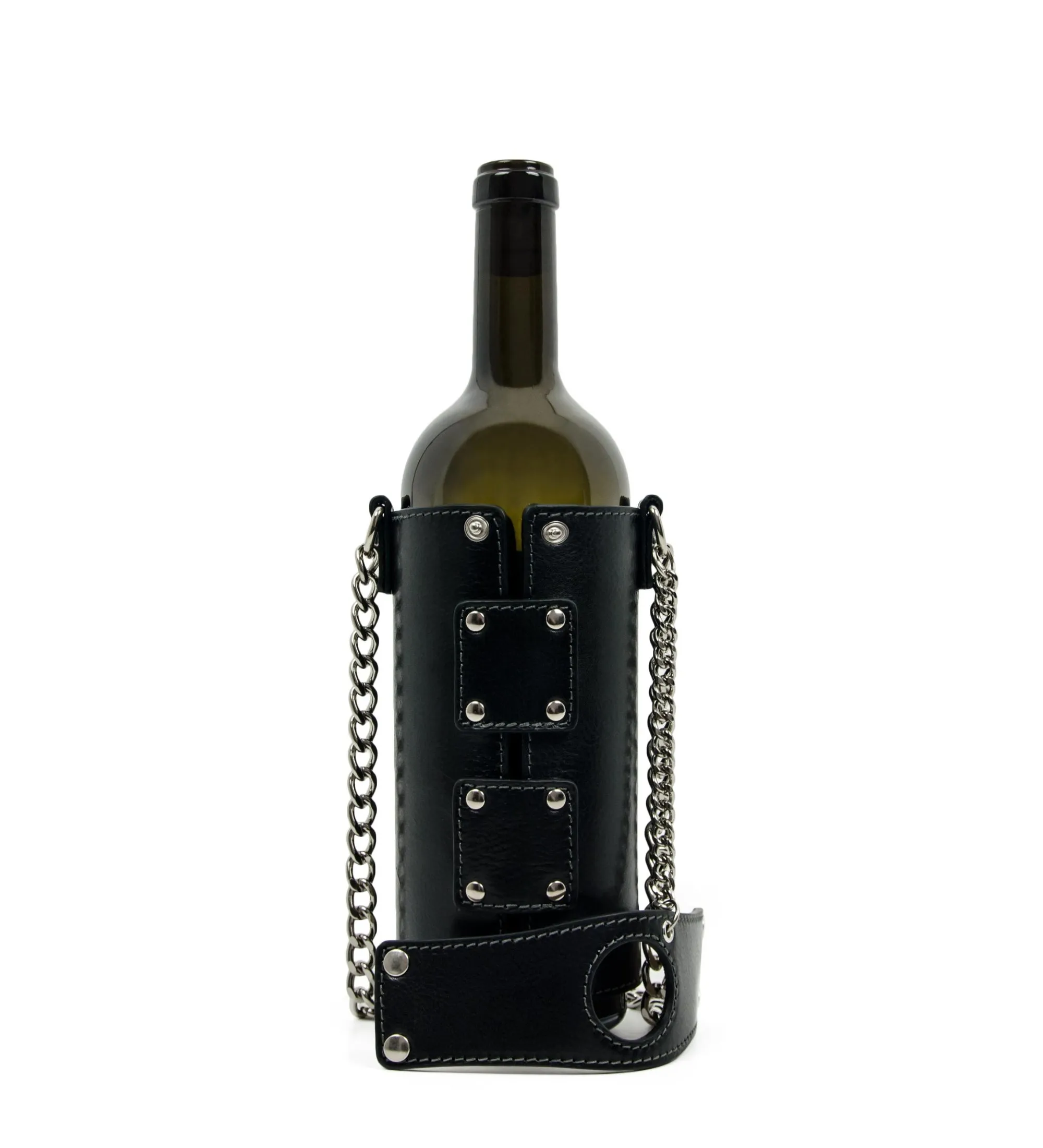 Leather Wine Tote - Saving Grapes