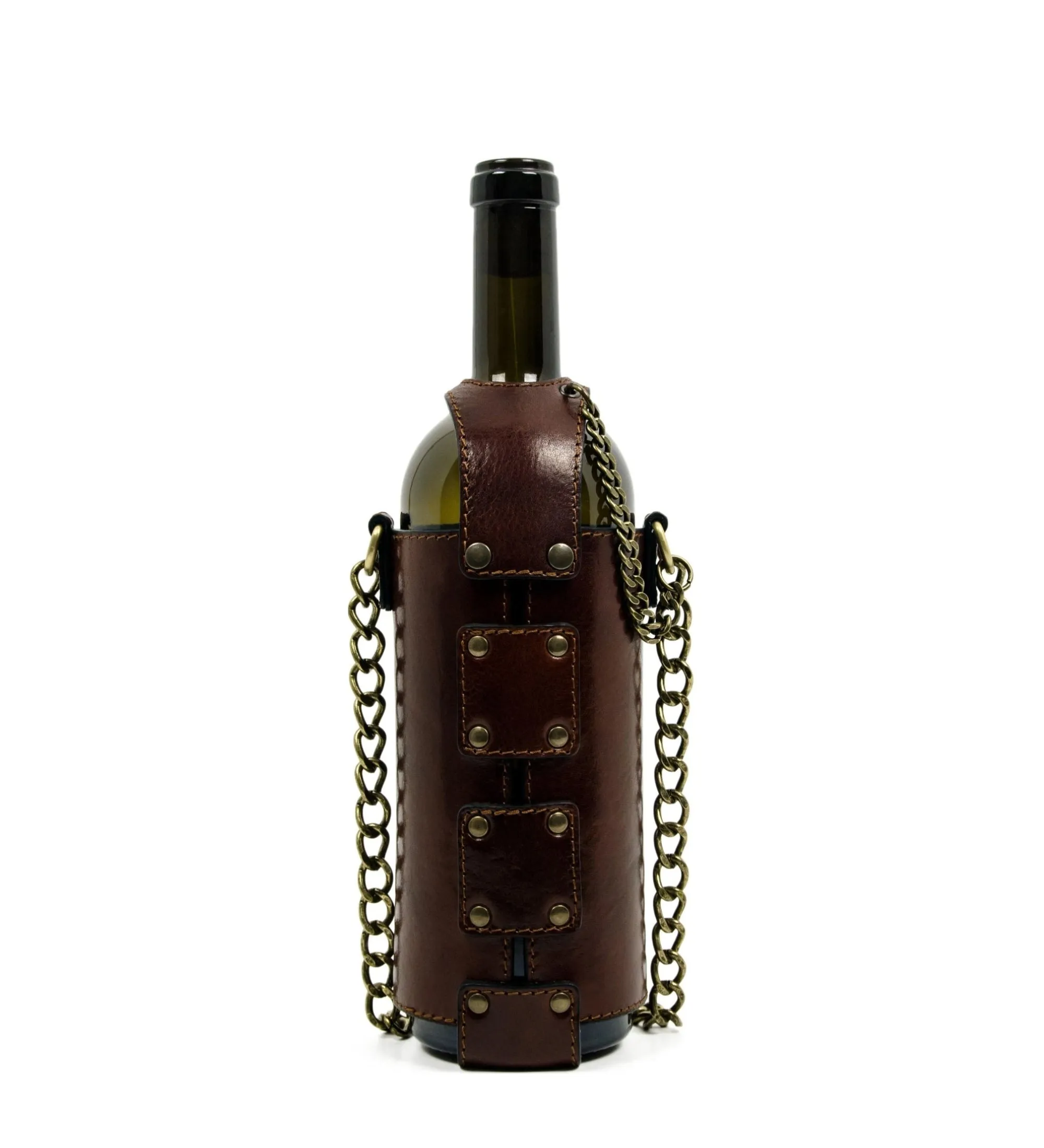 Leather Wine Tote - Saving Grapes