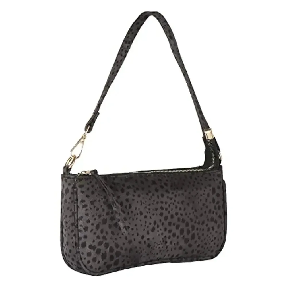 LEKHX Stylish Leopard Print Shoulder Bag