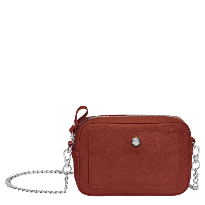 Longchamp - Le Foulonné Crossbody Bag in Chestnut