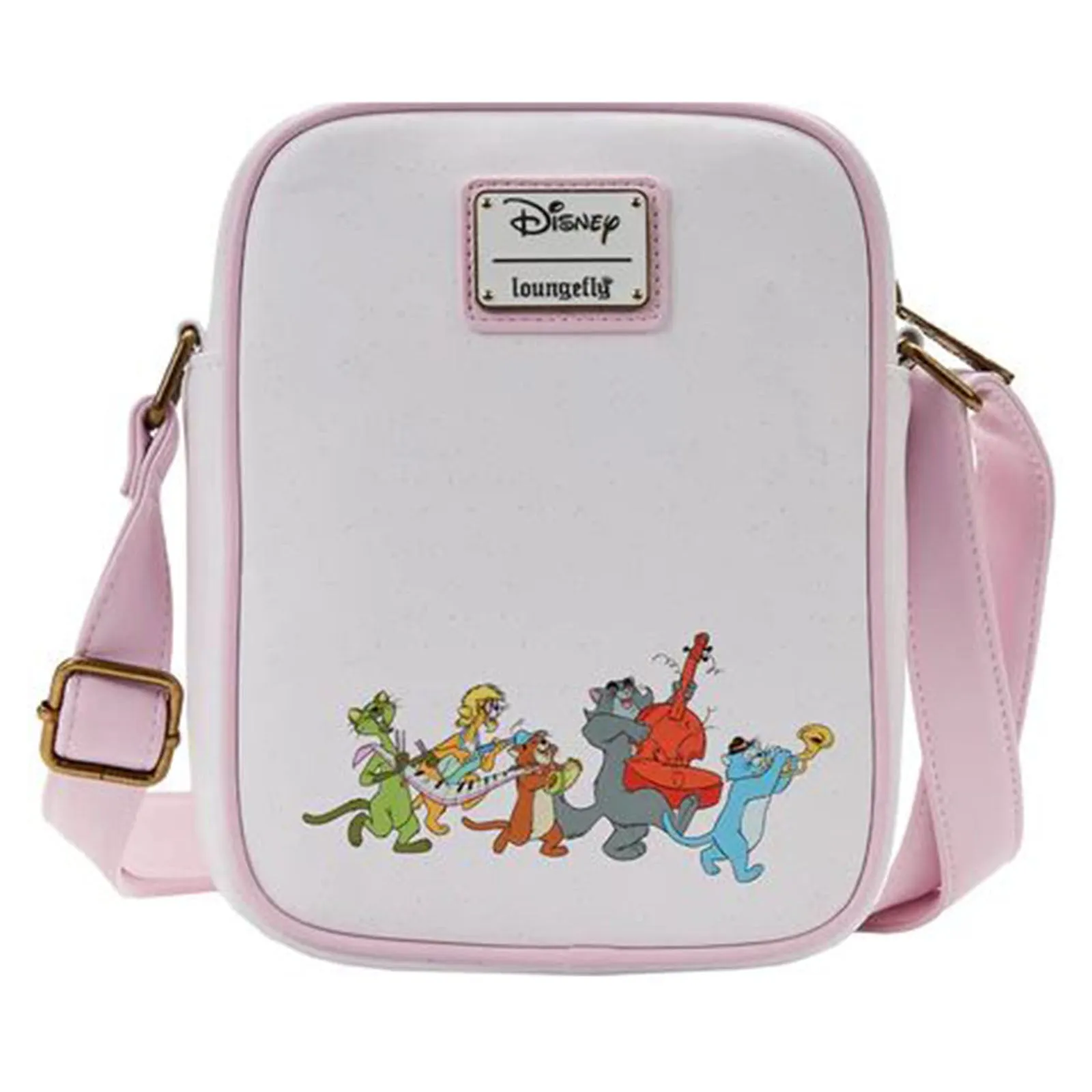 Loungefly Disney Aristocats Poster Passport Crossbody Bag Purse