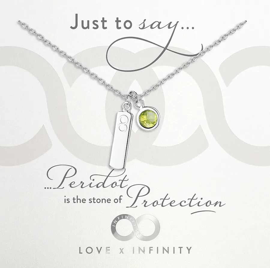 LXI Birthstone Pendant Peridot/August