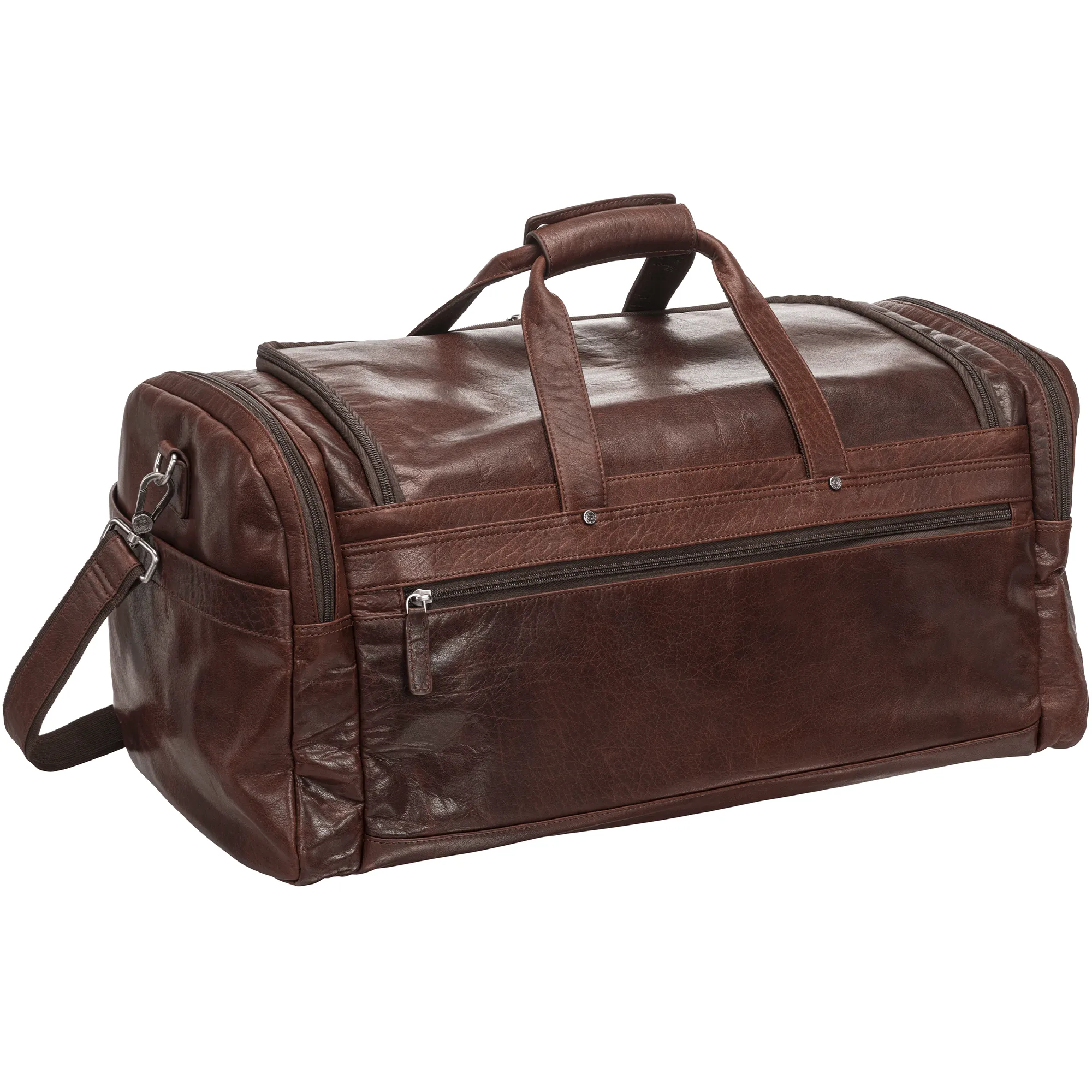 Mancini Leather Buffalo Large Duffle Bag