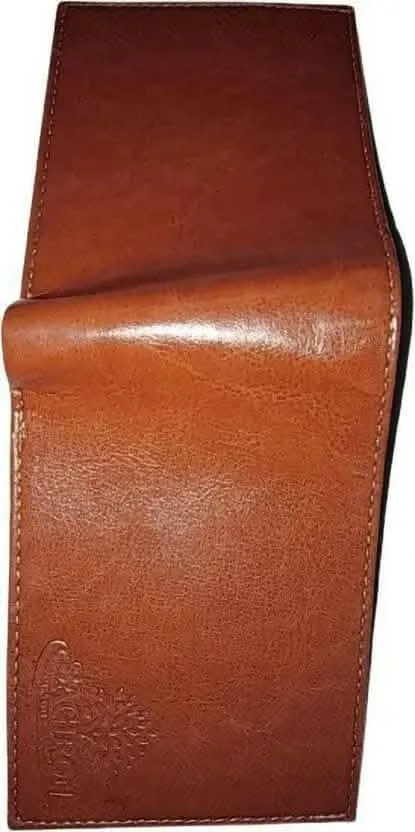 Men Casual Tan Artificial Leather Wallet (6 Card Slots)