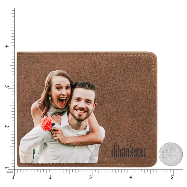 Men's Custom Photo Wallet Color Printing