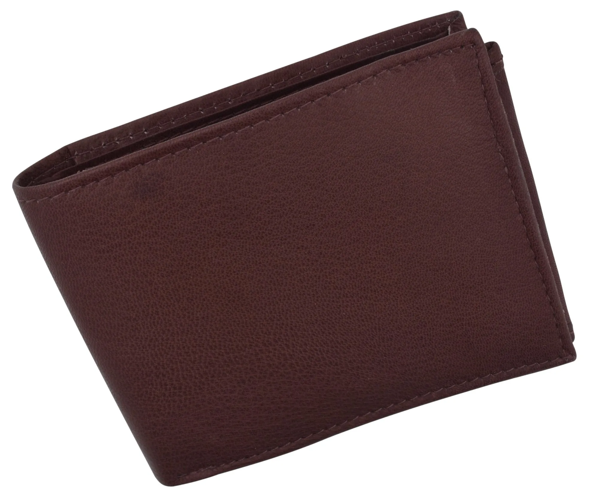 Mens RFID Blocking Leather Credit Card ID Snap Holder Bifold Wallet / RFID1533GT