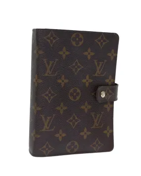 Monogram Agenda Day Planner Cover in Canvas Material - Authentic LV