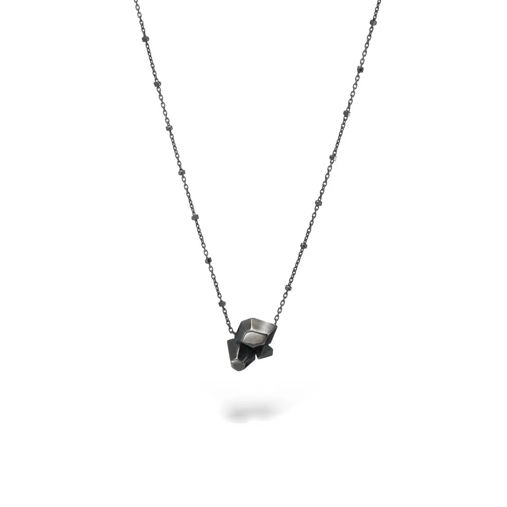 Morning Dream - necklace - sterling silver 925 - dark rhodium