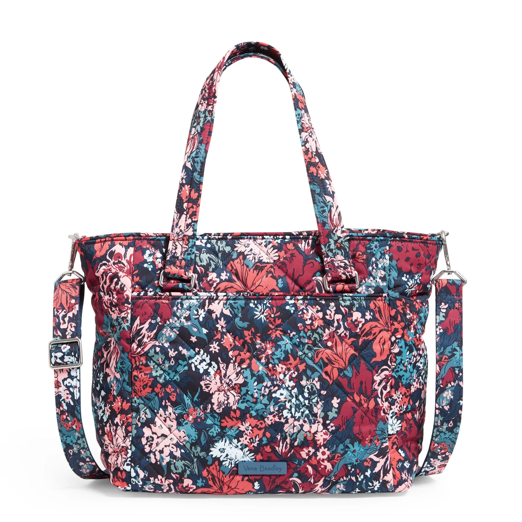 Multi-Strap Shoulder Bag - Cabbage Rose Cabernet