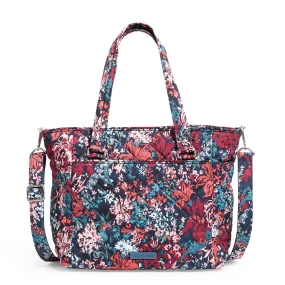 Multi-Strap Shoulder Bag - Cabbage Rose Cabernet