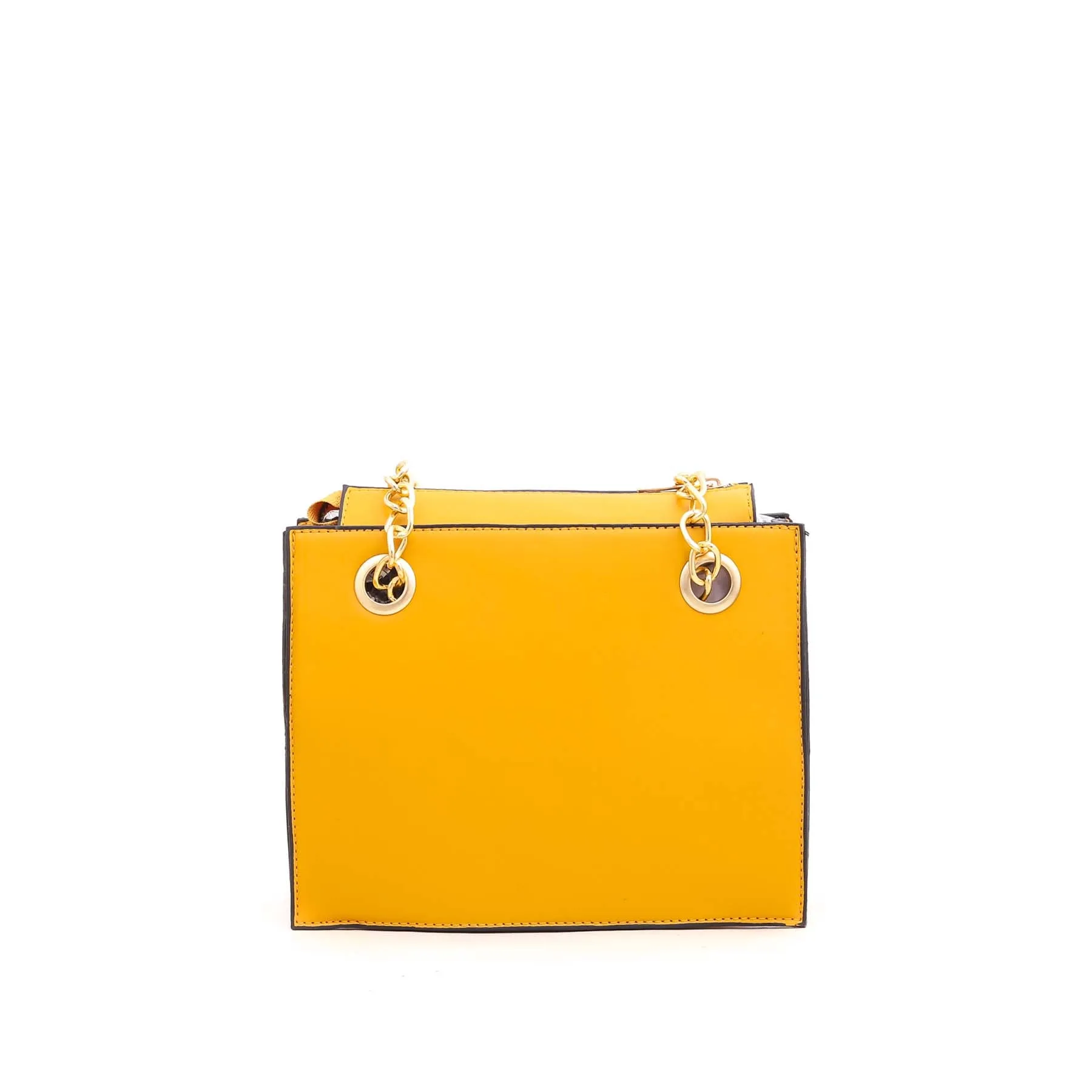 Mustard Formal Shoulder Bag P55315