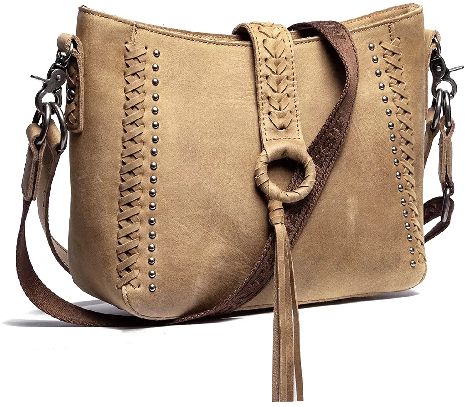 MWL-G001 Montana West Genuine Leather Collection Concealed Carry Hobo/Crossbody