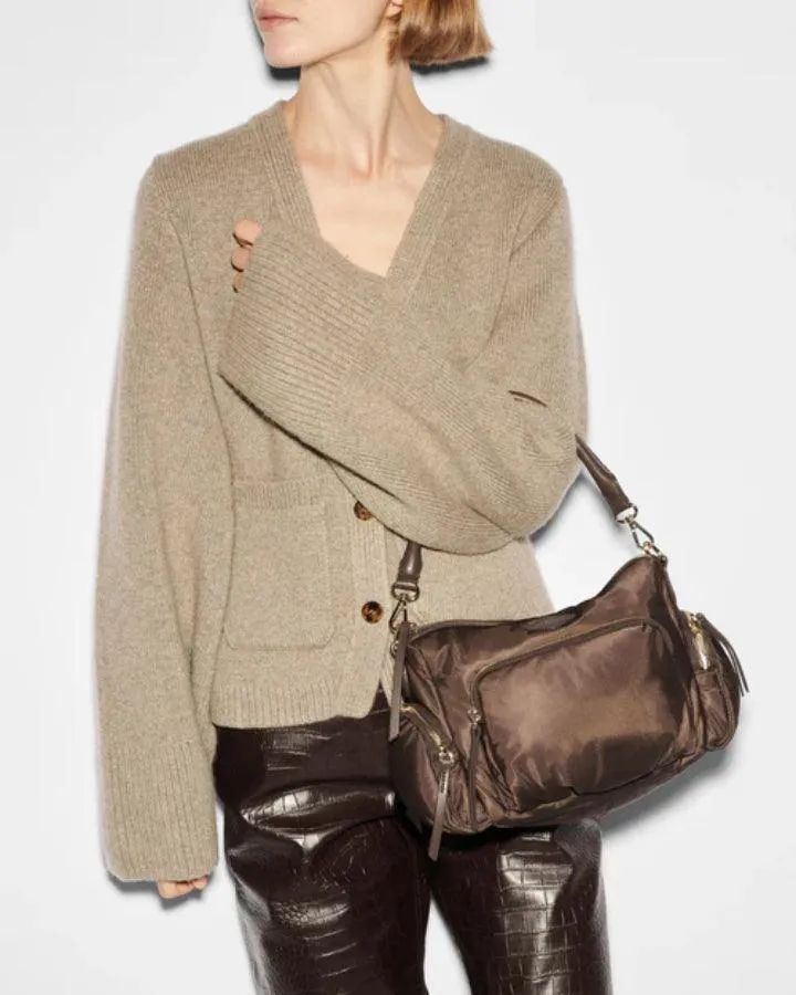 MZ Wallace Walnut Small Chelsea Crossbody Bag