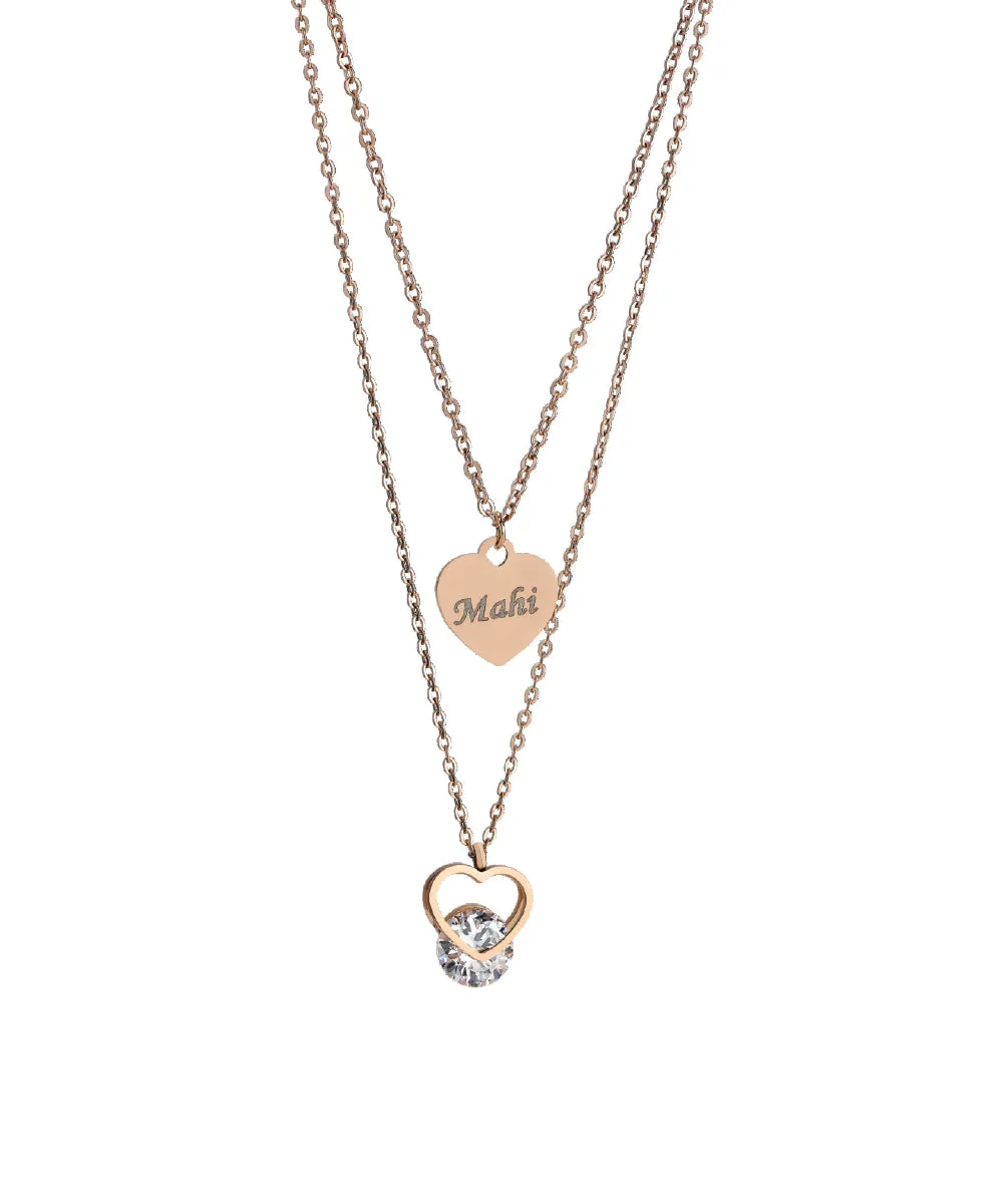 Name Engraved Ladies Pendant