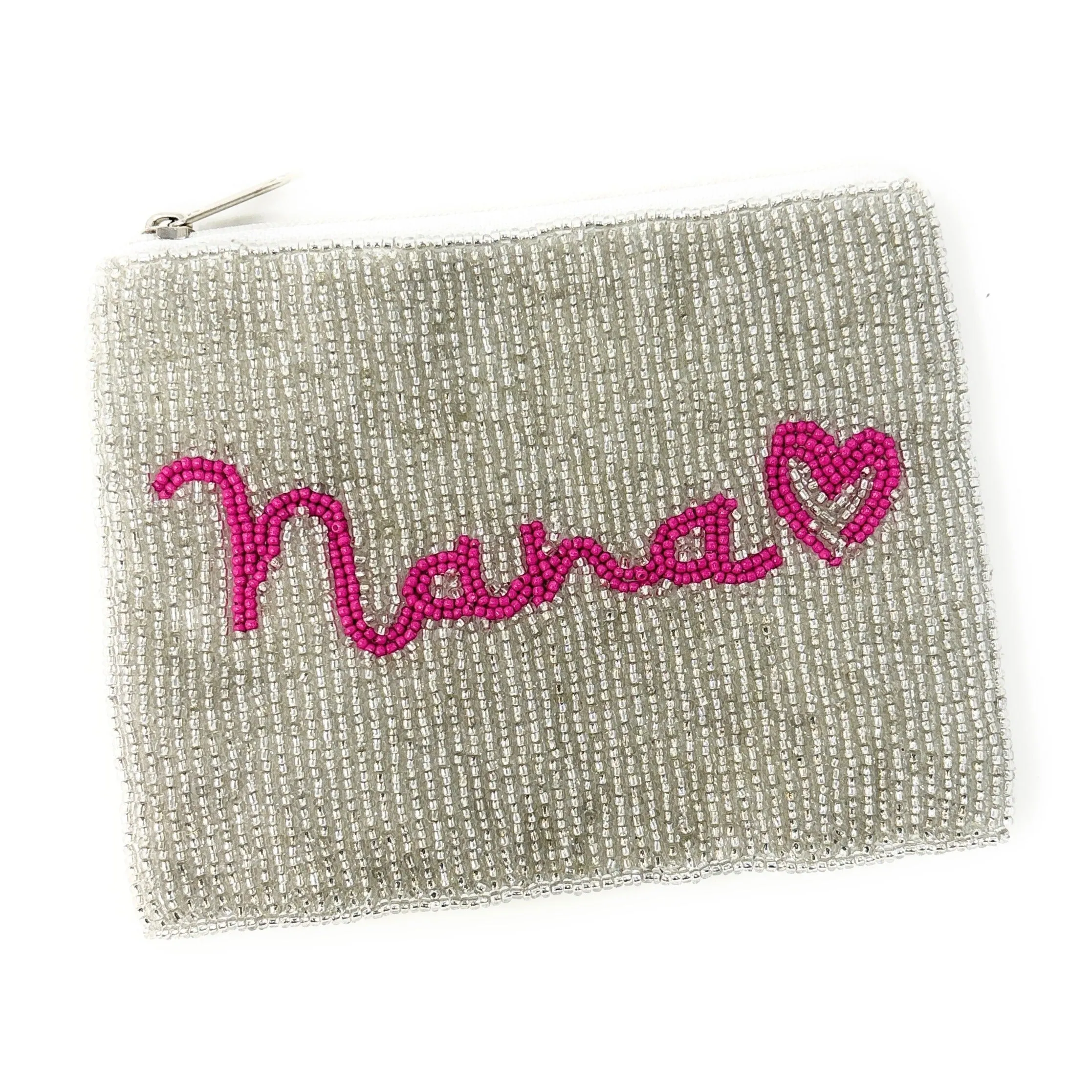 Nana Beaded Pouch Purse