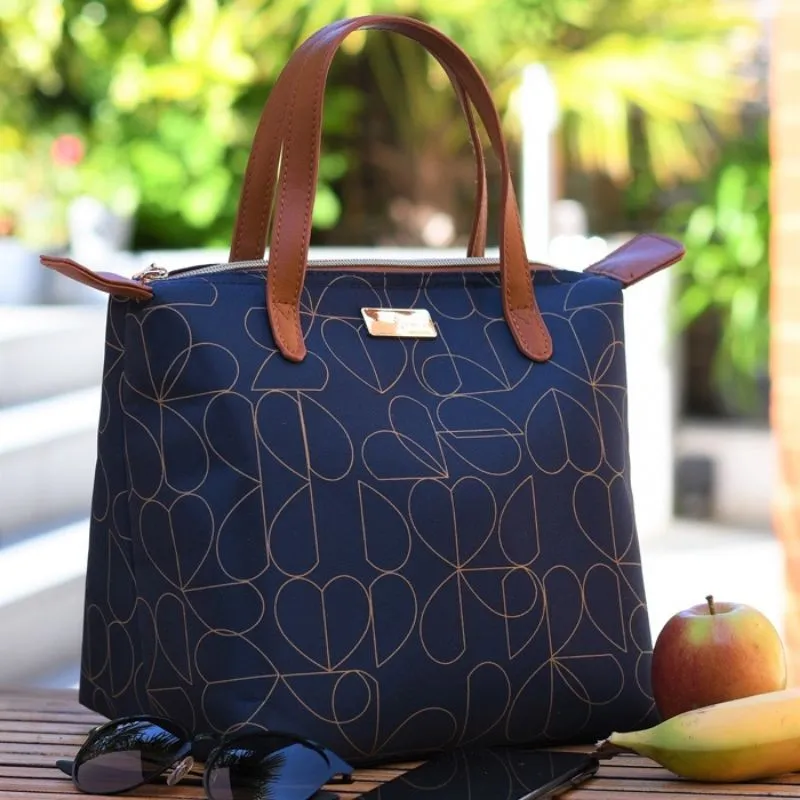 Navigate Beau and Elliot Brokenhearted Lunch Tote Navy