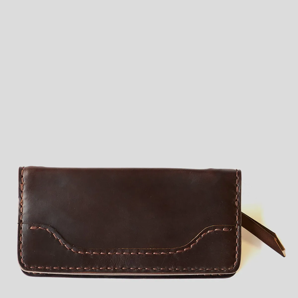 new Garrison Horsehide Long Wallet | Brown