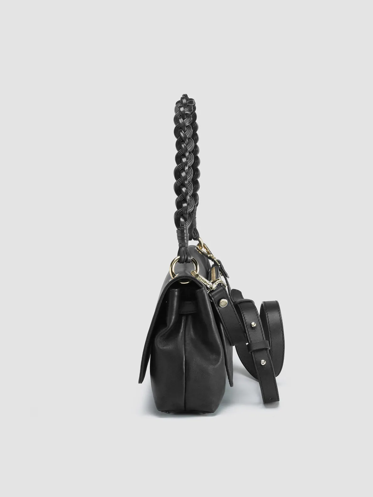 NOLITA 212 - Black Nappa Leather Shoulder Bag