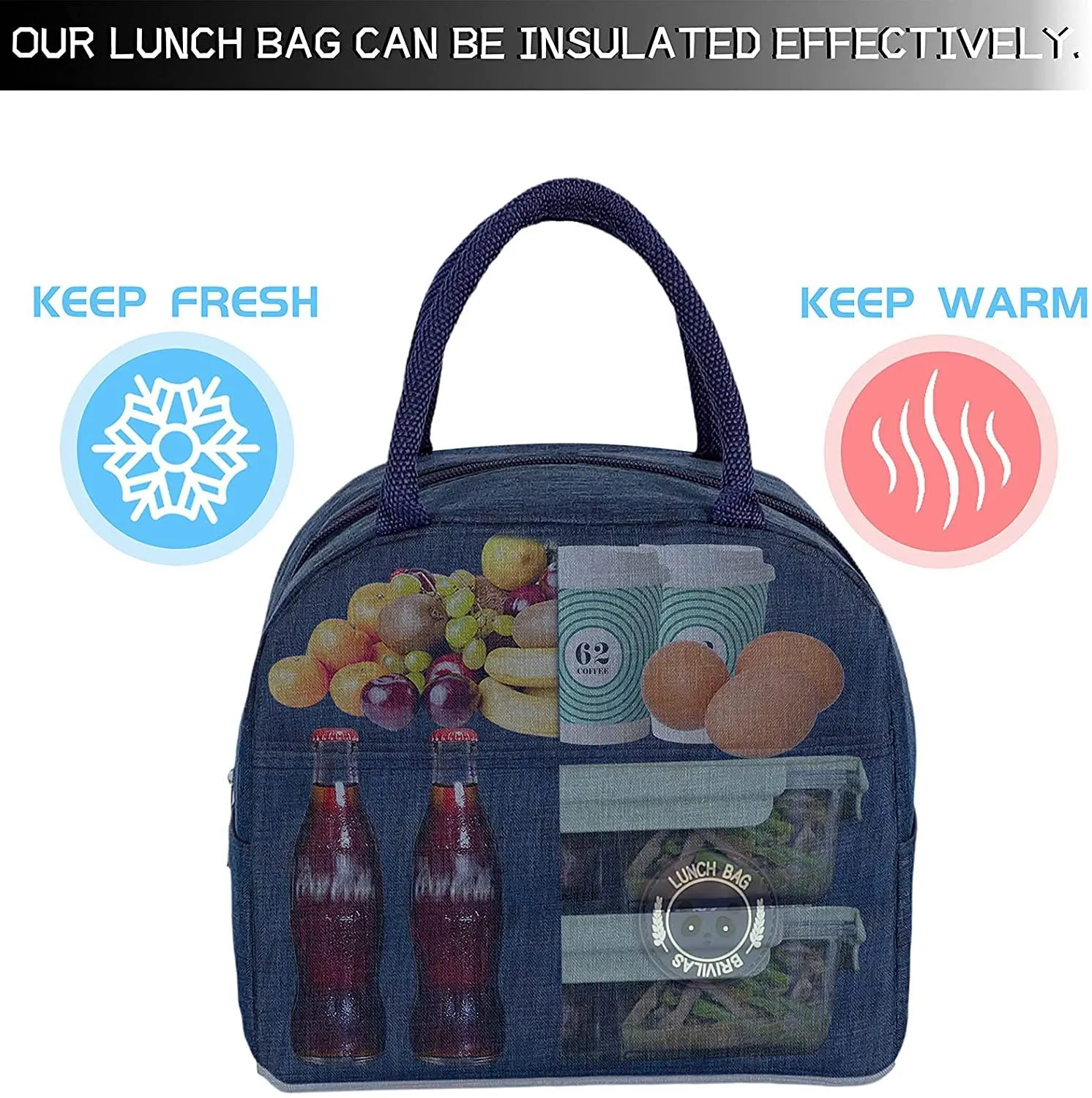 Nurse Functional Cooler Lunch Box Portable Insulated Lunch Bags Thermal Picnic Travel Food Storage Pouch New Handbag Nurse Gifts