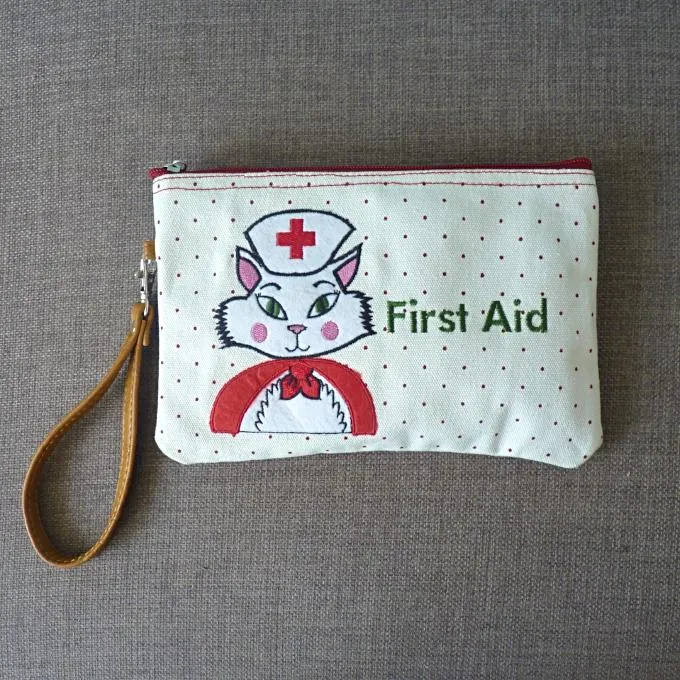 Nurse Kitty Cosmetic Pouch *seconds