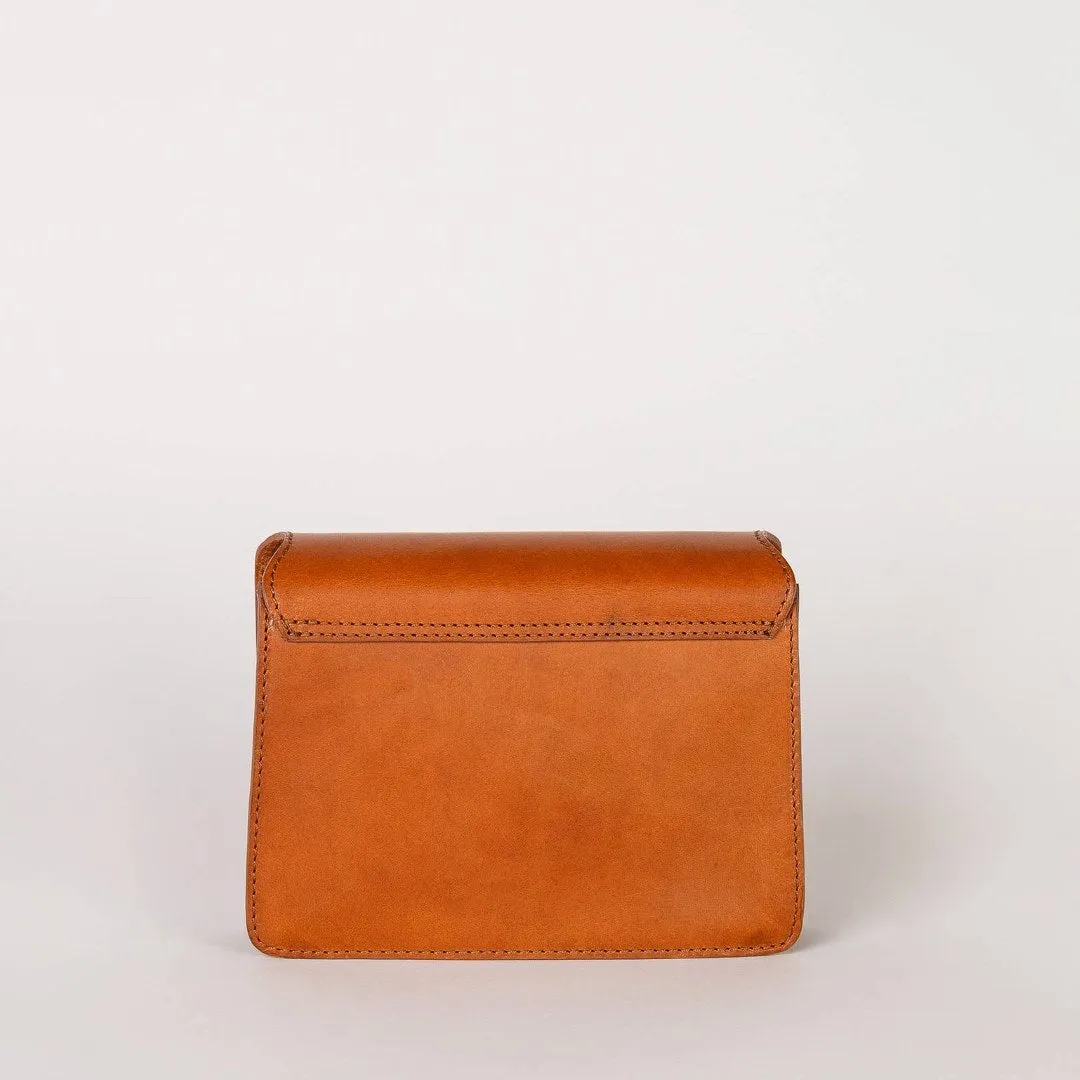 O MY BAG | Leather Bag Harper Mini - Cognac Classic Leather two straps