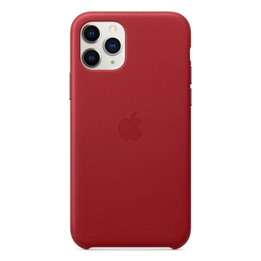 Official Apple Case iPhone 11 Pro Leather Red MWYF2ZM/A