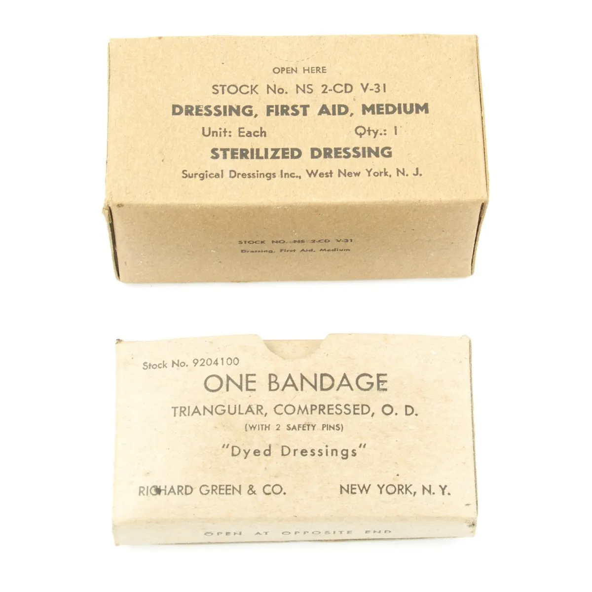 Original U.S. WWII U. S. Navy First Aid Medical Corpsman Medical Bandage Kit with Bag