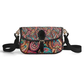 Paisley Womens PU Chain Shoulder bags