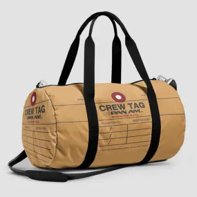 Pan Am - Crew Tag - Duffle Bag