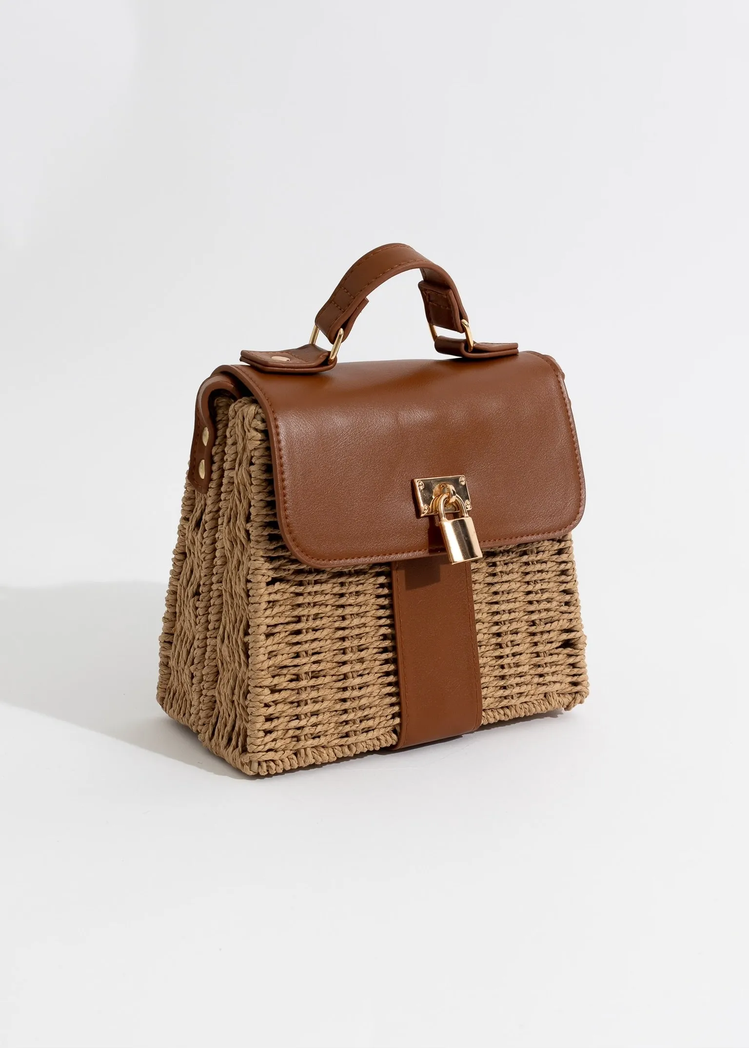 Picnic Day Crossbody Bag Brown